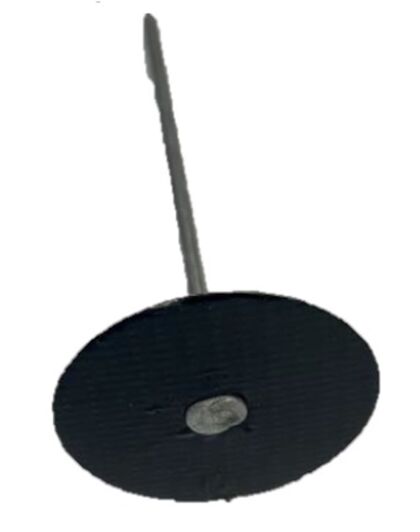 SVETSSPIK AGM BLACK MED ISOLERAD BRICKA 68X38 MM