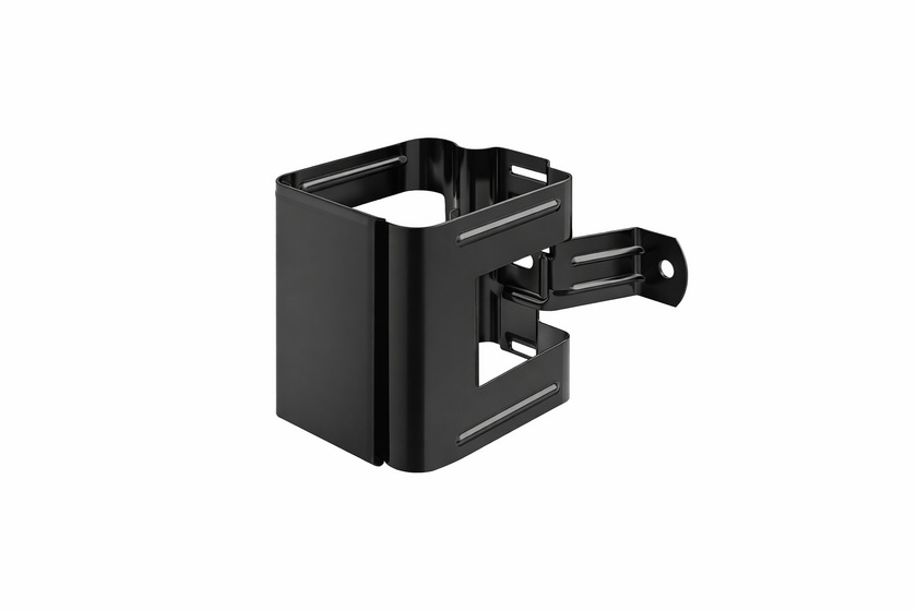 SVEP TRÄVÄGG MED KIL REKTANGULÄR PLANNJA MATTSVART 8701 80X80 MM