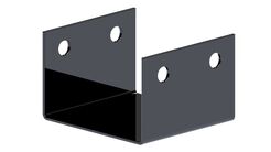 STAGFÄSTE CWL MÖRKRÖD