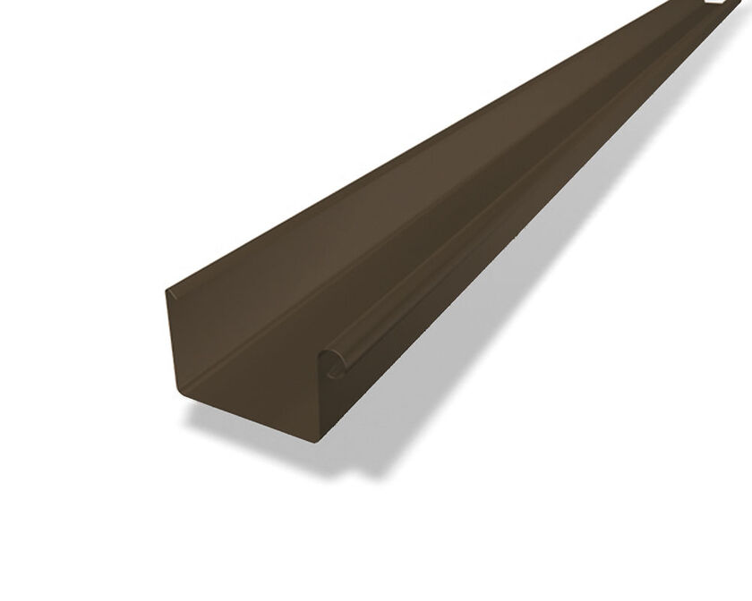 HÄNGRÄNNA REKTANGULÄR PREFA P10 BRUN 250 MM 5 M