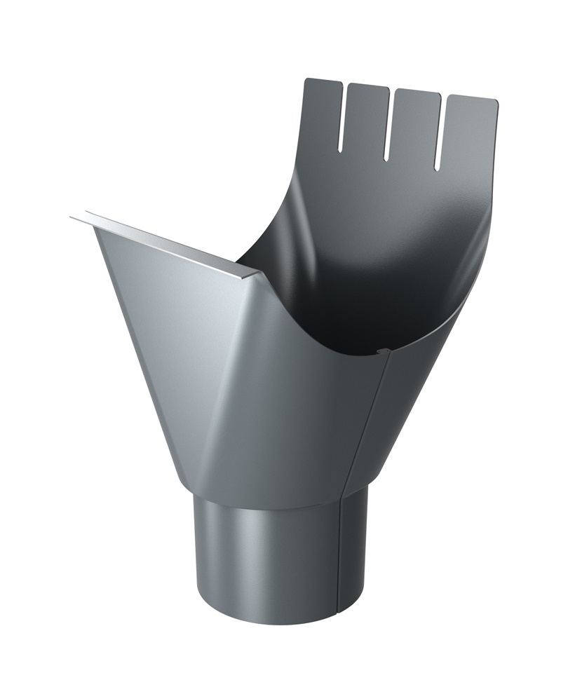 OMVIKNINGSKUPA PLANNJA ALUMINIUM MÖRKGRÅ 20 150 MM 90 MM