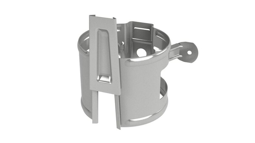 SVEP TRÄVÄGG MED KIL PLANNJA ALUMINIUM SILVER 45 90 MM