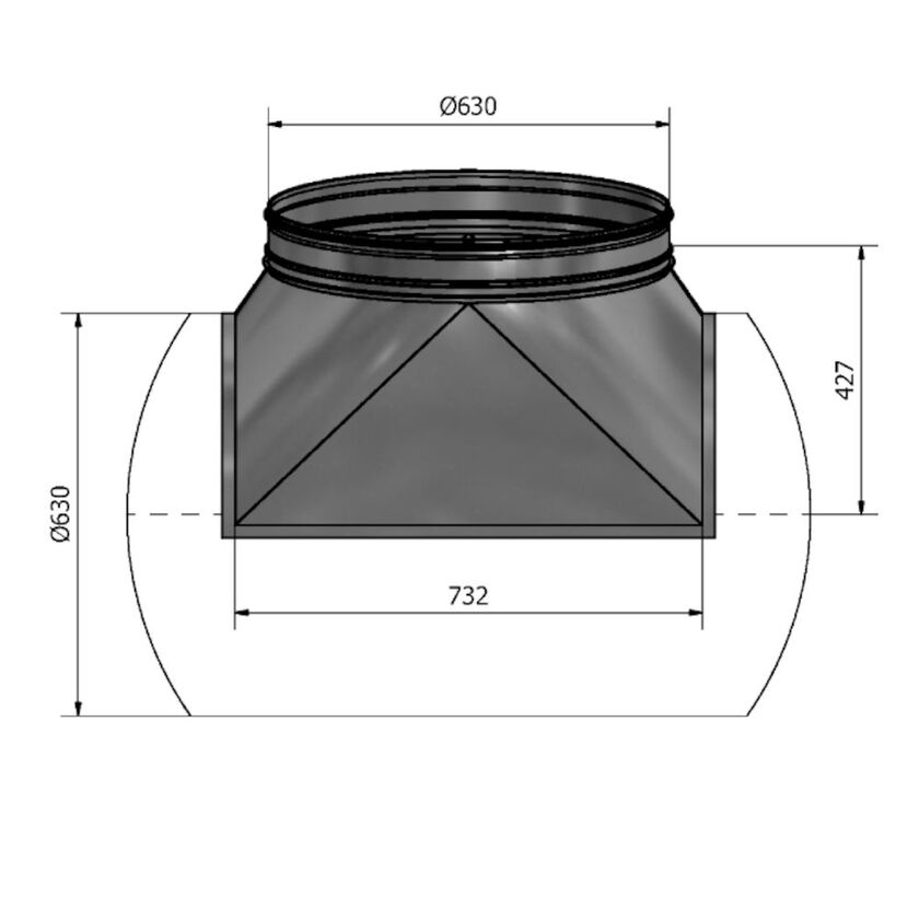 PÅSTICK HPSR FZ 630-630 MED RADIE