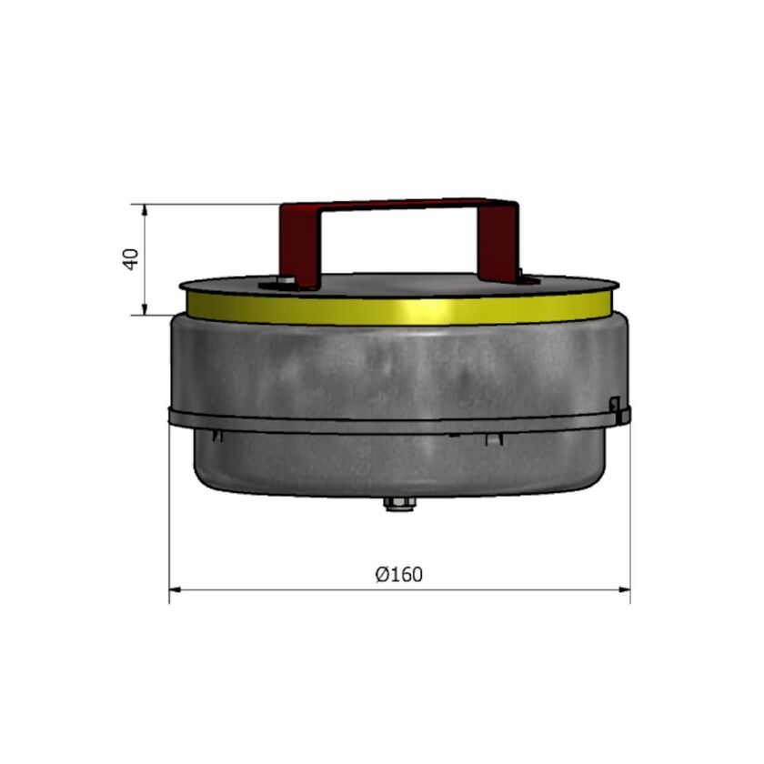 RENSLOCK HRL-30 VIT EI30 E90 160 MM