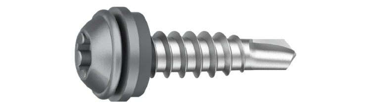 BESLAGSKRUV J2P EJOT GRAFITGRÅ 7024 4,8X19 MM 250-PACK