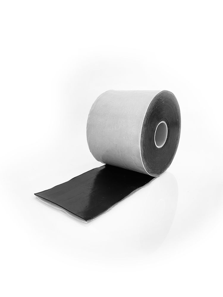 YTBEKLÄDNAD ARMA-CHECK WRAP SVART 1 MM 1,05X10 M