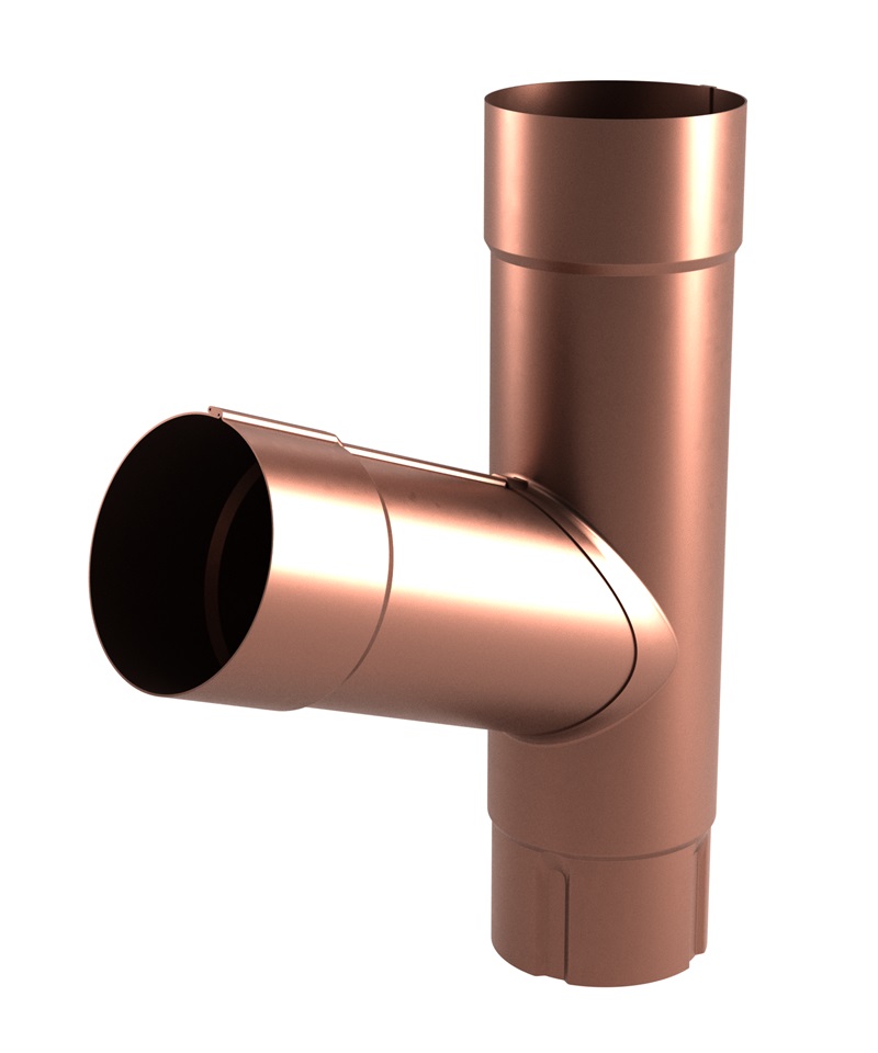 GRENRÖR 60° PLANNJA KOPPAR 120 MM