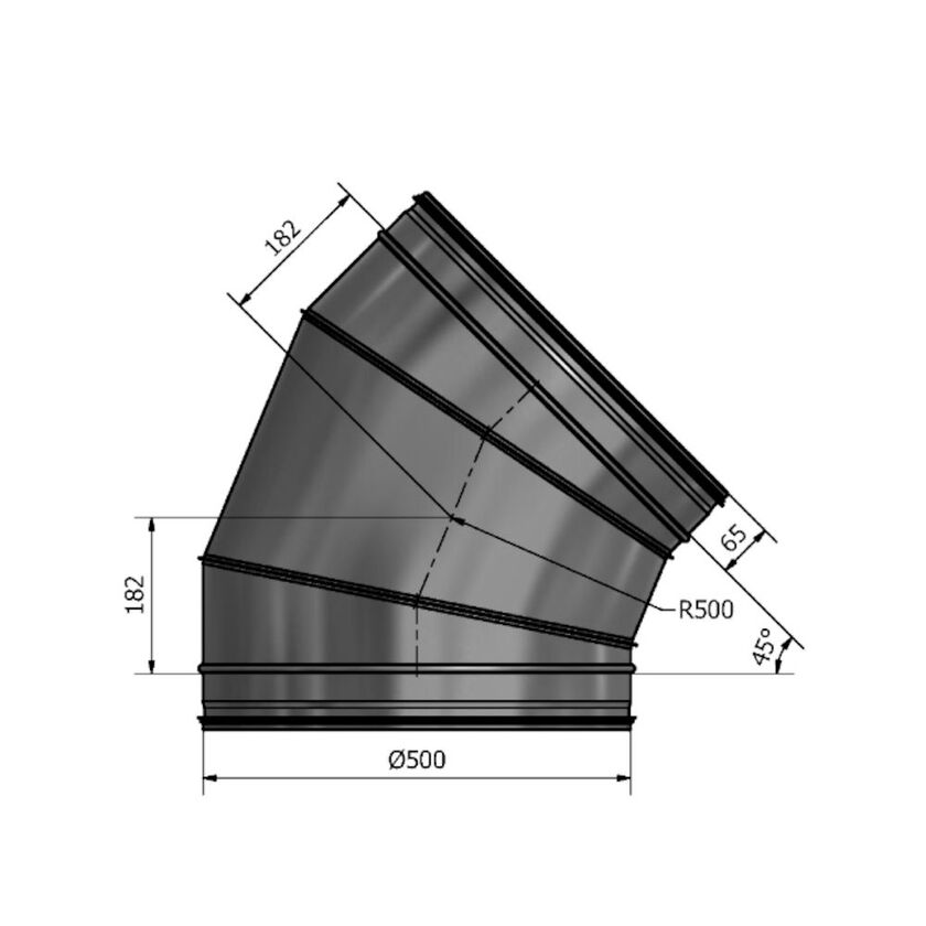 BÖJ HV 45 GR FZ 500 MM