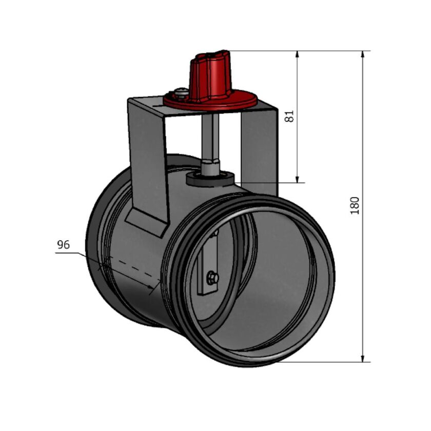 SPJÄLL VRID HISC KLASS 3 SF 1.4404 100 MM