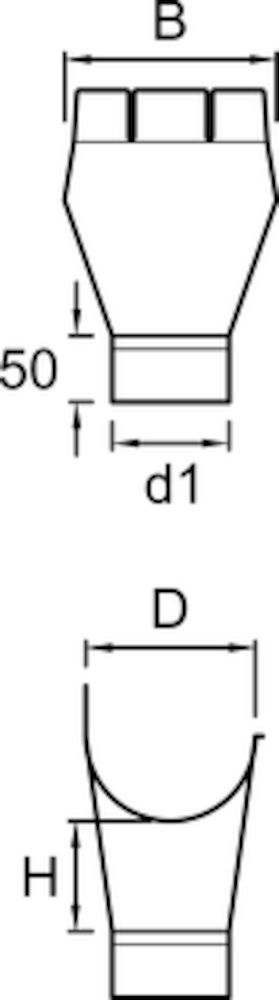 OMVIKNINGSKUPA PLANNJA BLYERTSGRÅ 18 100 MM 90 MM