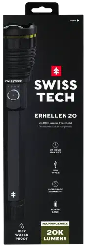 FICKLAMPA ERHELLEN 20 SWISSTEC 20000 LM