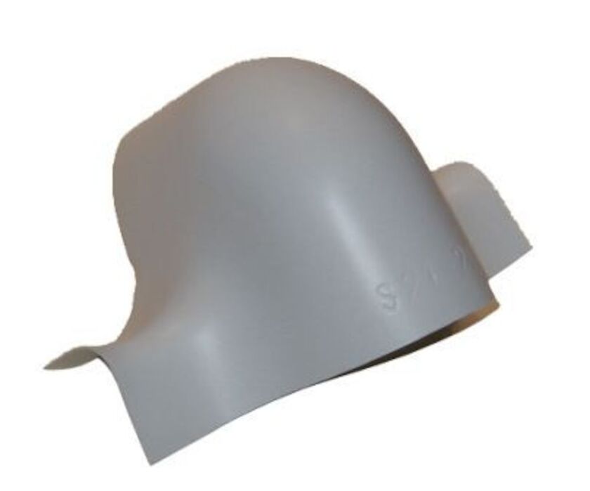 PLASTPLÅT BÖJ IGP GRÅ S 90 GR 114-10-310