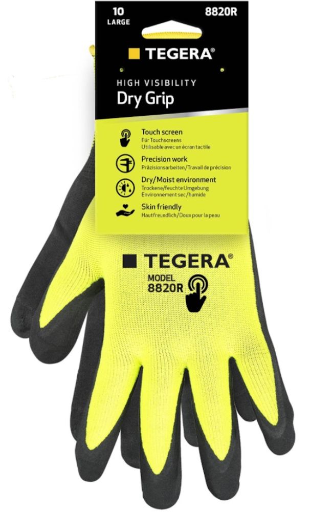 MONTAGEHANDSKE 8820R-8 TOUCH TEGERA DRY GRIP