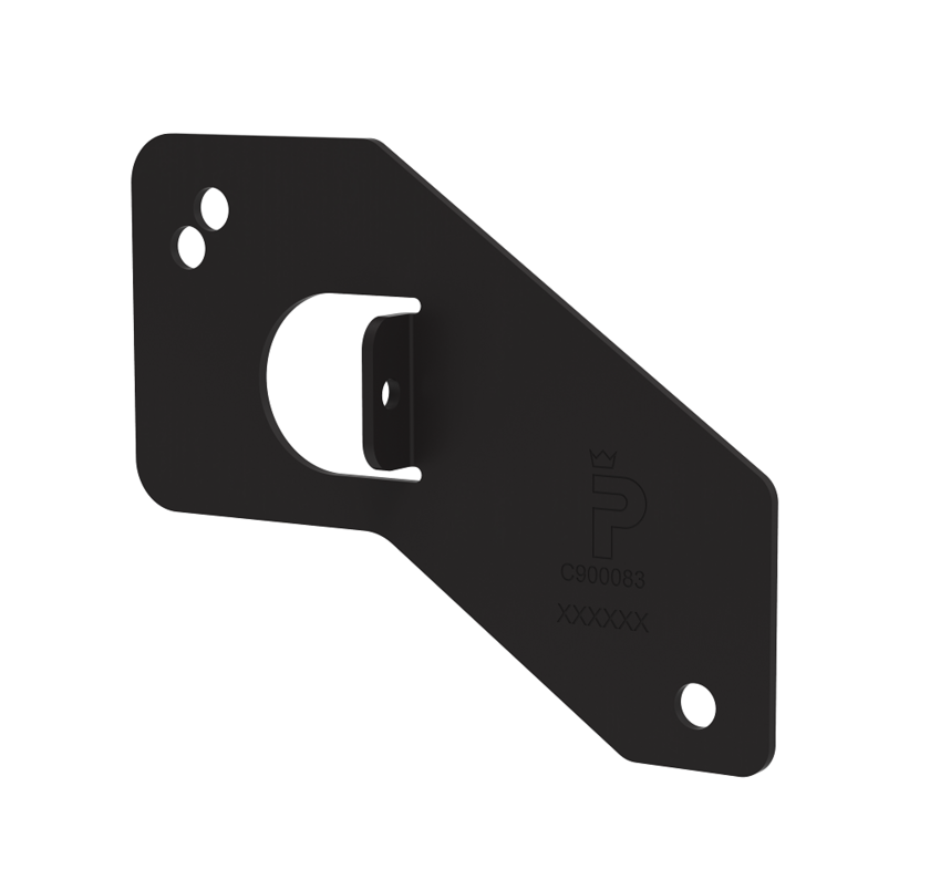 LÅSBESLAG NOCK- & TAKFOTSRÄCKE PLANNJA GRAFITGRÅ 10