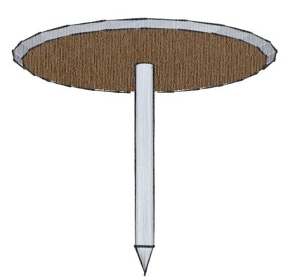 SPIK AGM MED ISOLERAD BRICKA 29X38 MM