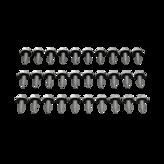 SKRUVSATS FÄSTE TRP/NT FÖR PLÅT <0,7 MM CWL 3-PACK