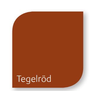 HÄNGRÄNNA ARMAT TEGELRÖD 125 MM 5 M