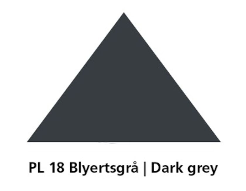 RÄNNKROK 27° PLANNJA BLYERTSGRÅ 18 125 MM