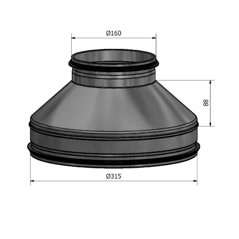 REDUKTION HFC N-N FZ 315-160