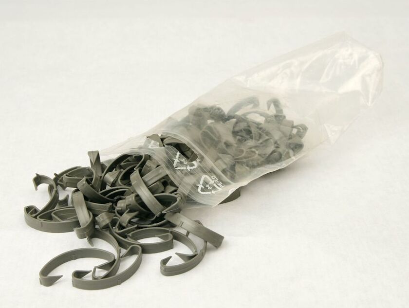 KLAMMER PLAST TUBOLIT 100-PACK