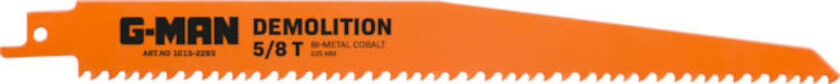 TIGERSÅGBLAD BIM RIVNING 5/8T PI 225 MM 2-PACK
