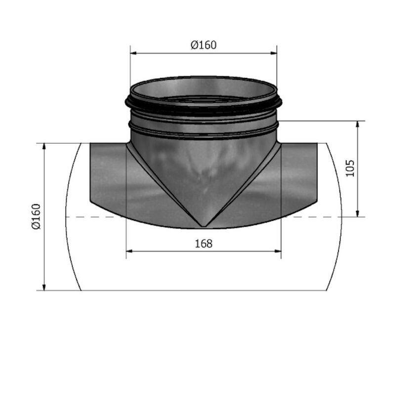 PÅSTICK HPS ZM120 160-160 MM