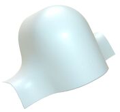 PLASTPLÅTBÖJ IGP TYP W VIT 90°