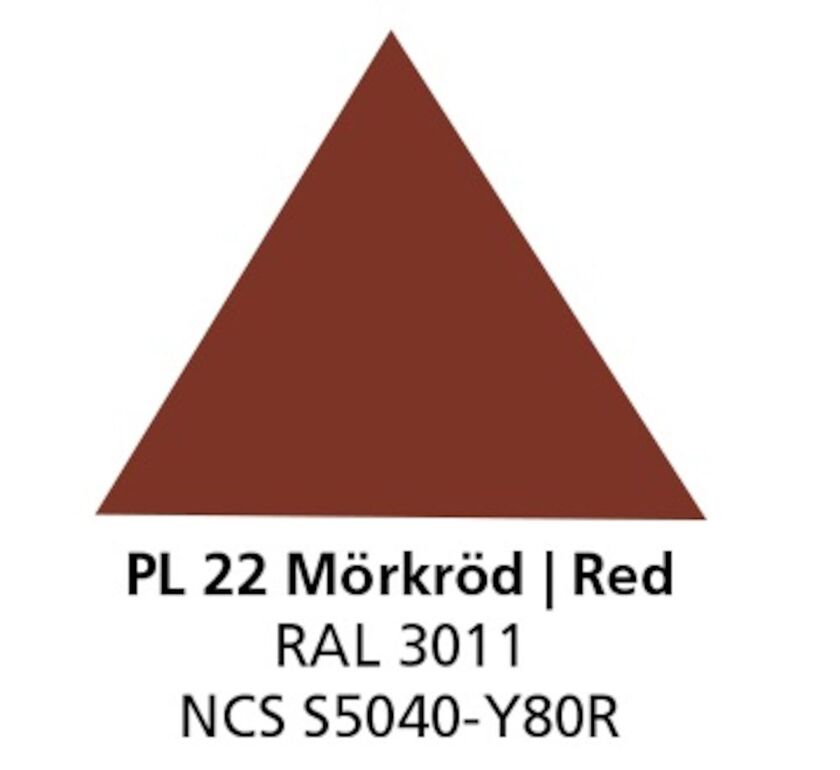 NOCKPLÅT 326631 PLANNJA HC M.RÖD 2000X110X0,5 MM