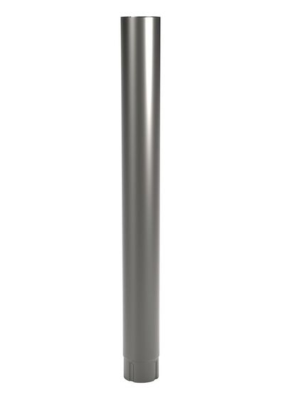 STUPRÖR PLANNJA MÖRKSILVER 15 120 6000 MM