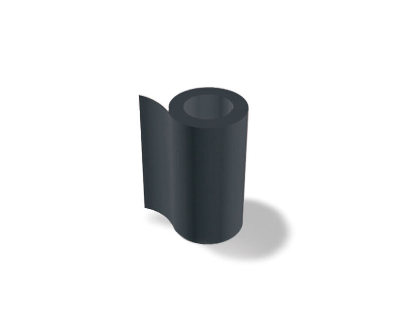 PLÅT RULLE PREFALZ ALU P10 ANTRACITGRÅ 650X0,7 MM