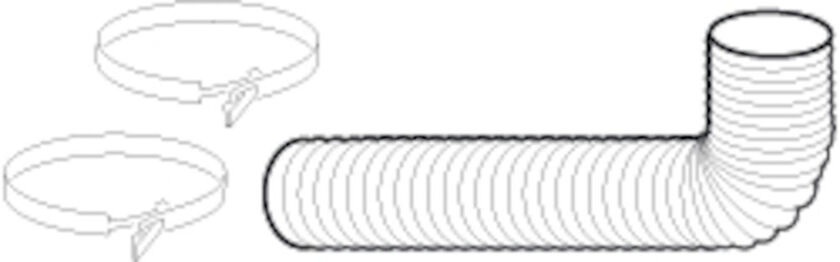 TRUMSATS 130969 MED SLANG 160 MM INKL. KLAMMER