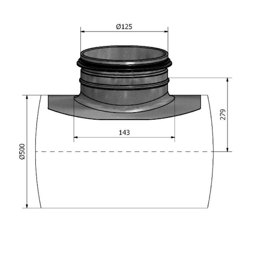 PÅSTICK HPS FZ (500 630)-125 MM