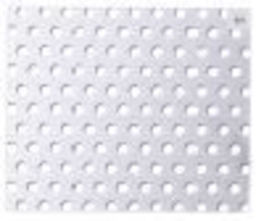 PLÅT FORMAT PERFORERAD R3T6 HP25 VIT 2000X1220X0,5 MM