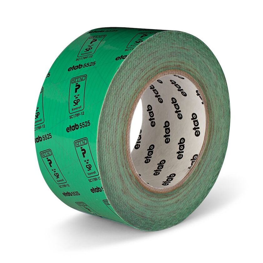BYGGFOLIETEJP 5525 ETAB GRÖN 50 MM 25 M