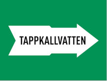 MÄRKBAND TAPPKALLVATTEN 160 MM 5000 MM