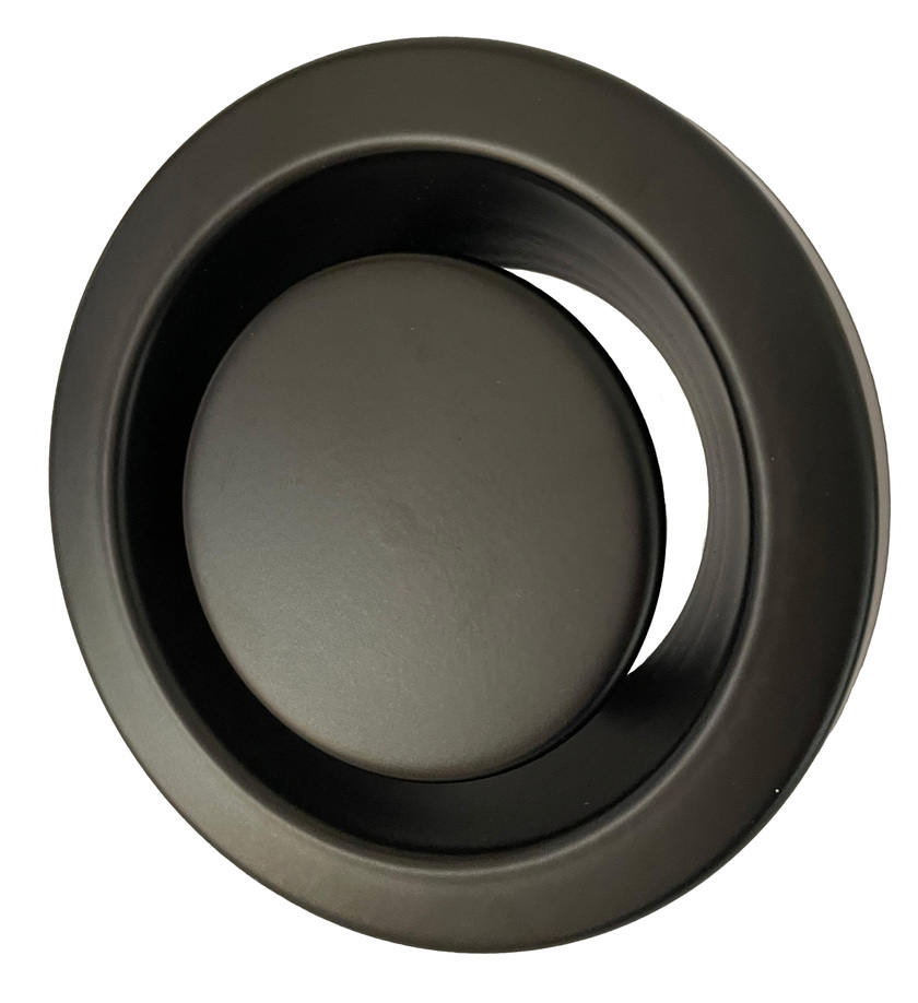 FRÅNLUFTSDON ALFD-A ALTECH SVART 125 MM