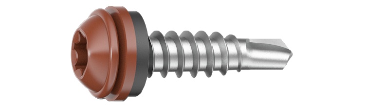 BESLAGSKRUV EJOT RF OXIDRÖD 3009 4,8X19 MM 250P