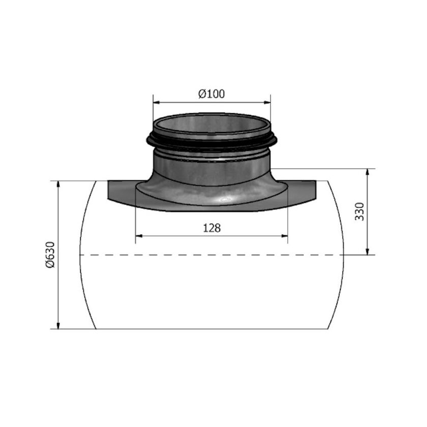 PÅSTICK HPS ZM120 630-100 MM
