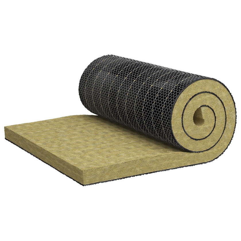 NÄTMATTA CONLIT SVART FOLIE ROCKWOOL 70 MM 600X3000 MM