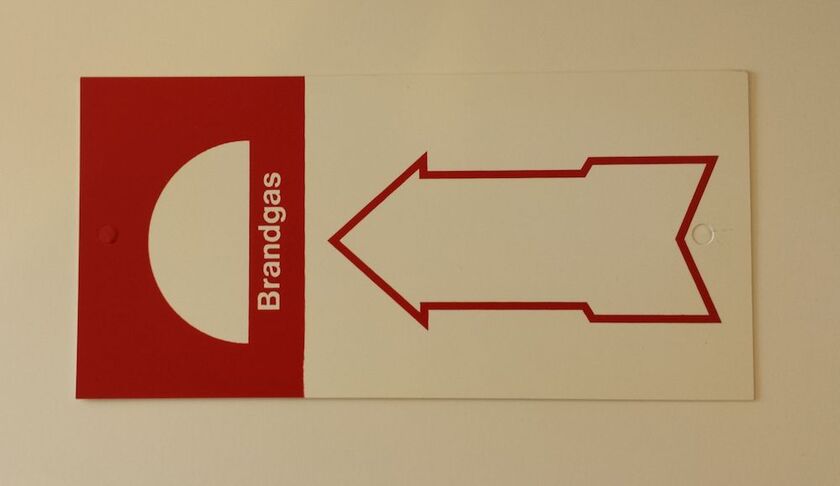 MÄRKSKYLT BRANDGAS 10-PACK