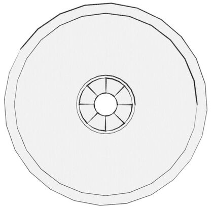 BRICKA SJÄLVLÅSANDE 2,7 GALV 38 MM