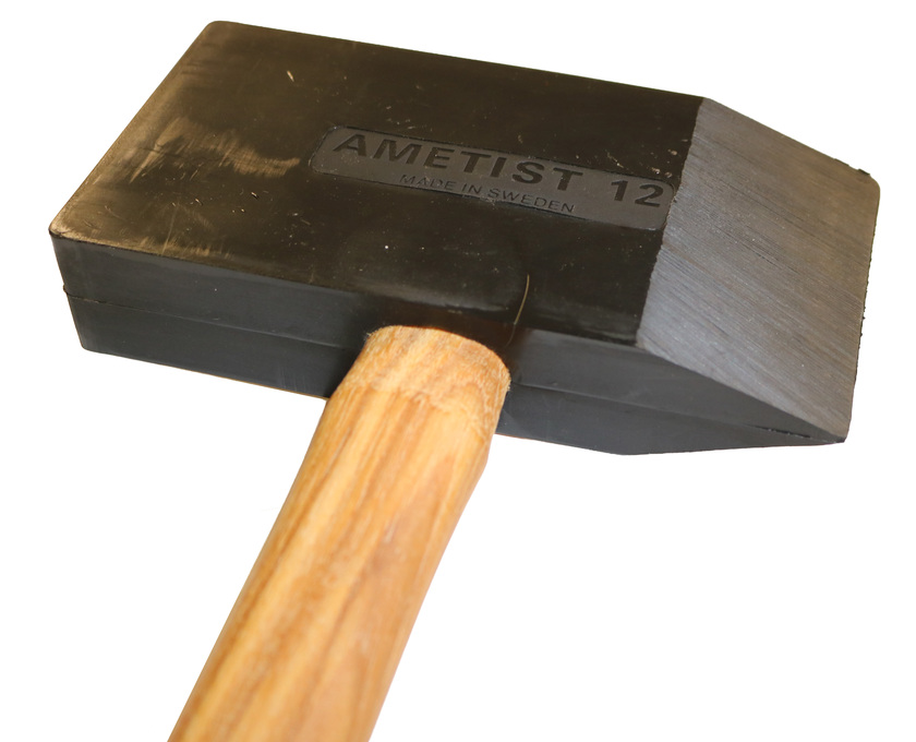 PLASTKLUBBA AMETIST 12 SVART SPETS