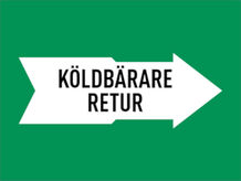 MÄRKBAND KÖLDBÄRARE RETUR 160 MM 5000 MM