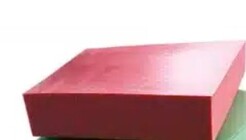 SYLOMER KLOSS SR220 RÖD 100X100X25 MM