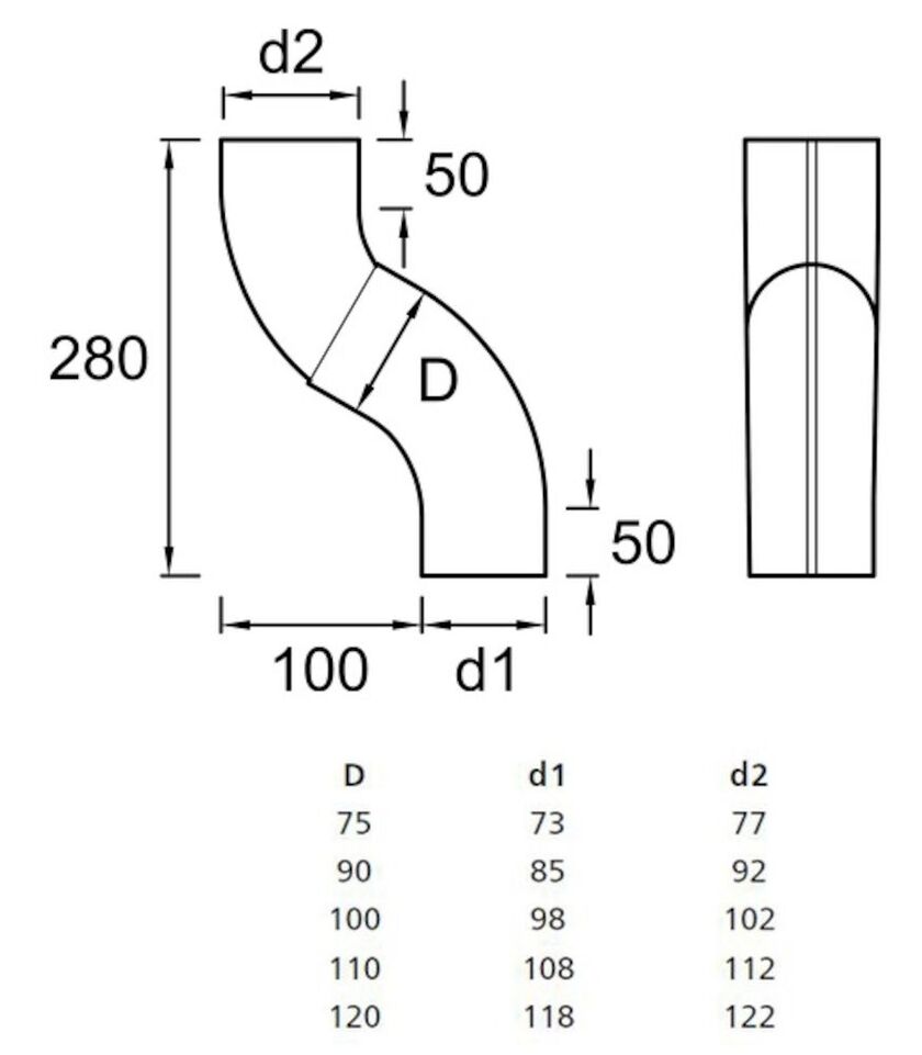 SOCKELKNÄ PLANNJA MATTSVART 8701 75 MM