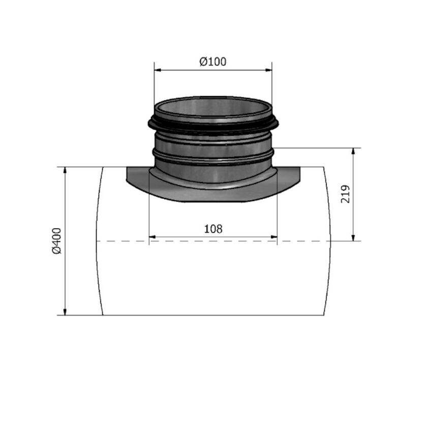PÅSTICK HPS FZ (400 500 630)-100 MM