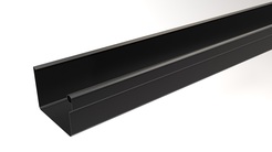 HÄNGRÄNNA REKT PLANNJA MATTSVART 8701 125 4000 MM