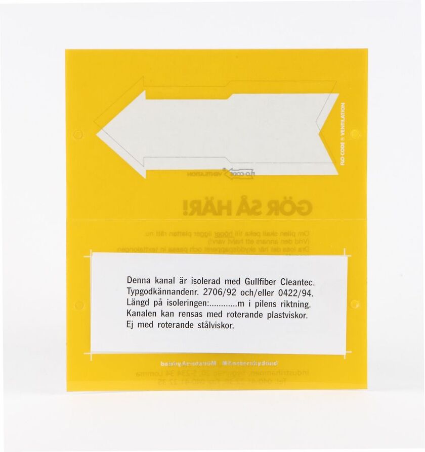 SKYLT CLEANTEC ISOVER