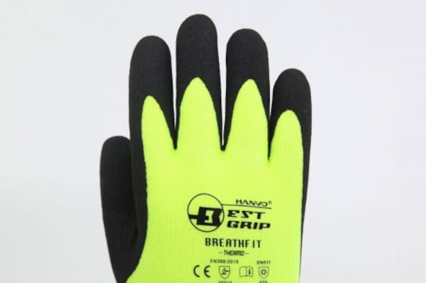 VINTERHANDSKE NXC970FY HANVO GUL STRL 10