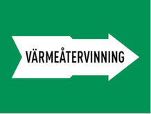 MÄRKBAND VÄRMEÅTERVINNING 160 MM 5000 MM